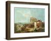 Athens With The Acropolis, 1839-William James Muller-Framed Premium Giclee Print