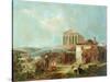 Athens With The Acropolis, 1839-William James Muller-Stretched Canvas