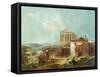 Athens With The Acropolis, 1839-William James Muller-Framed Stretched Canvas