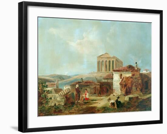 Athens With The Acropolis, 1839-William James Muller-Framed Giclee Print