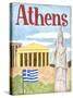 Athens-Megan Meagher-Stretched Canvas