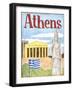 Athens-Megan Meagher-Framed Art Print