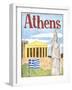 Athens-Megan Meagher-Framed Art Print