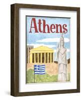 Athens-Megan Meagher-Framed Art Print