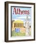 Athens-Megan Meagher-Framed Art Print