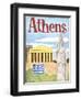 Athens-Megan Meagher-Framed Art Print