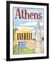 Athens-Megan Meagher-Framed Art Print