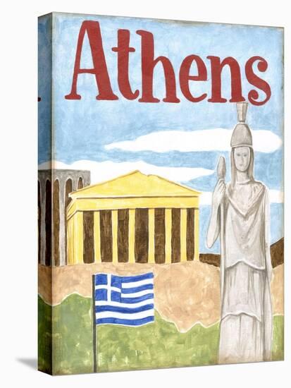 Athens-Megan Meagher-Stretched Canvas