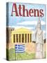 Athens-Megan Meagher-Stretched Canvas