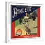 Athlete Brand - Claremont, California - Citrus Crate Label-Lantern Press-Framed Art Print