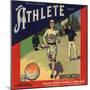 Athlete Brand - Claremont, California - Citrus Crate Label-Lantern Press-Mounted Art Print