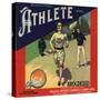 Athlete Brand - Claremont, California - Citrus Crate Label-Lantern Press-Stretched Canvas