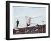 Athlete Clearing the Pole Vault at Summer Olympics-John Dominis-Framed Photographic Print