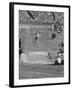 Athlete Competing in Long Jump-null-Framed Premium Photographic Print