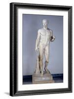 Athlete, Roman Copy after an Original by Polykleitos in Pompeii-null-Framed Giclee Print