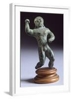 Athlete Throwing a Spear, from Fonte Veneziana, Arezzo-null-Framed Photographic Print