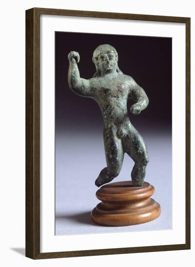Athlete Throwing a Spear, from Fonte Veneziana, Arezzo-null-Framed Photographic Print