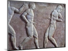 Athletes at the Gymnasium, Ca 510 BC-null-Mounted Giclee Print