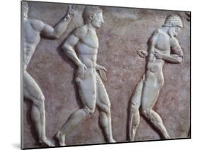 Athletes at the Gymnasium, Ca 510 BC-null-Mounted Giclee Print