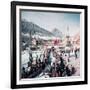 Athletes during Opening Ceremony-null-Framed Photographic Print