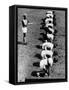 Athletes in Starting Position For a Race-null-Framed Stretched Canvas