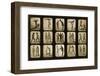 Athletes Posturing, from the 'Animal Locomotion' Series, C.1881-Eadweard Muybridge-Framed Photographic Print