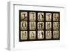 Athletes Posturing, from the 'Animal Locomotion' Series, C.1881-Eadweard Muybridge-Framed Photographic Print