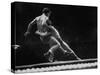 Athletes Wrestling at 1952 Olympics-null-Stretched Canvas