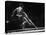 Athletes Wrestling at 1952 Olympics-null-Stretched Canvas