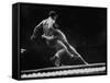 Athletes Wrestling at 1952 Olympics-null-Framed Stretched Canvas