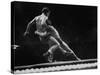 Athletes Wrestling at 1952 Olympics-null-Stretched Canvas