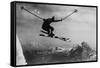Athletic Skier-null-Framed Stretched Canvas