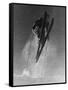 Athletic Skier-null-Framed Stretched Canvas