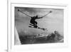 Athletic Skier-null-Framed Photographic Print