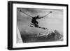 Athletic Skier-null-Framed Photographic Print