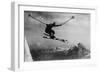 Athletic Skier-null-Framed Photographic Print