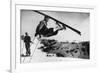 Athletic Skier-null-Framed Photographic Print