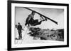 Athletic Skier-null-Framed Photographic Print