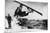 Athletic Skier-null-Mounted Photographic Print