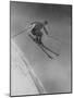 Athletic Skier-null-Mounted Photographic Print