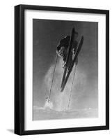 Athletic Skier-null-Framed Photographic Print