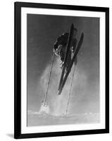 Athletic Skier-null-Framed Photographic Print