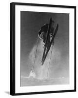 Athletic Skier-null-Framed Photographic Print