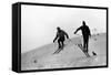 Athletic Skiers-null-Framed Stretched Canvas