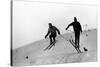 Athletic Skiers-null-Stretched Canvas