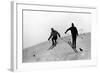 Athletic Skiers-null-Framed Photographic Print