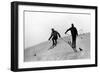 Athletic Skiers-null-Framed Photographic Print