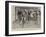 Athletic Sports on an Ocean Liner, the Bicycle Race-Frank Craig-Framed Giclee Print