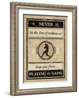 Athletic Wisdom - Play-The Vintage Collection-Framed Giclee Print