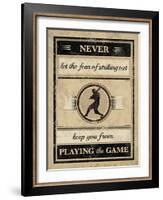 Athletic Wisdom - Play-The Vintage Collection-Framed Giclee Print